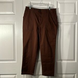 Women’s cotton pants brand a new day stretch elastic size 14
